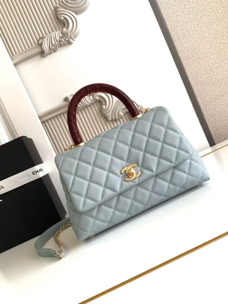 Ch**el top handle bags